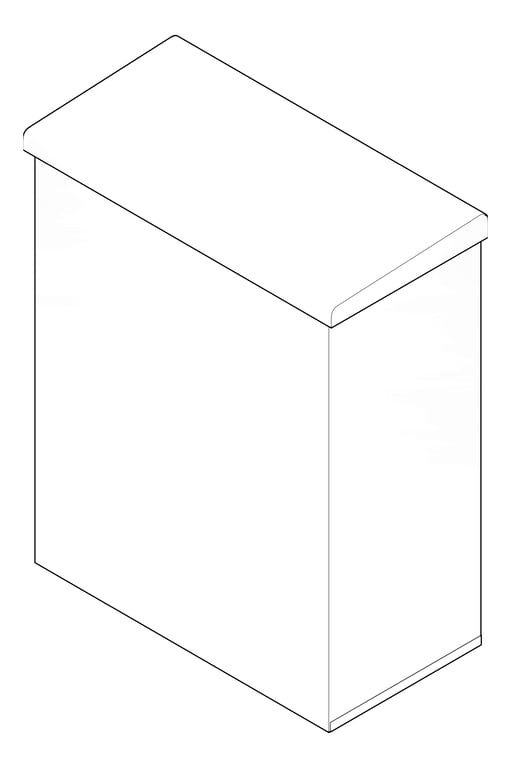 3D Documentation Image of SanitaryDisposal SurfaceMount ASI TopDoor