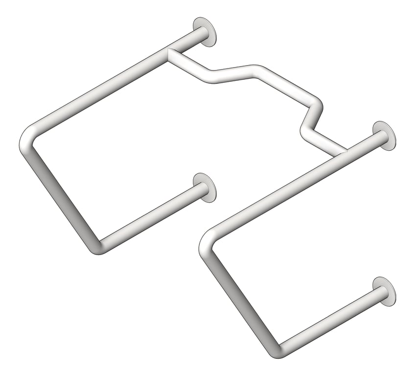 Navigate to GrabBar Straddle ASI ExposedFlange 1.25InchDia