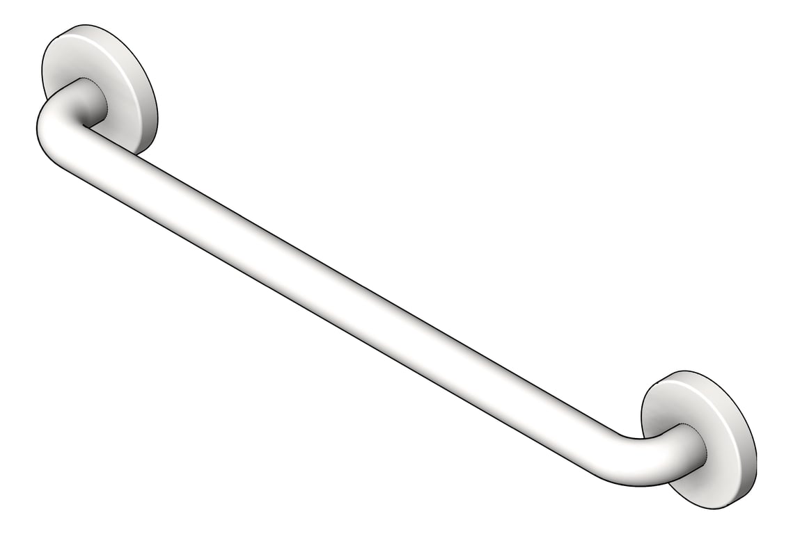 Navigate to GrabBar Straight ASI ConcealedMount 1InchDia Horizontal