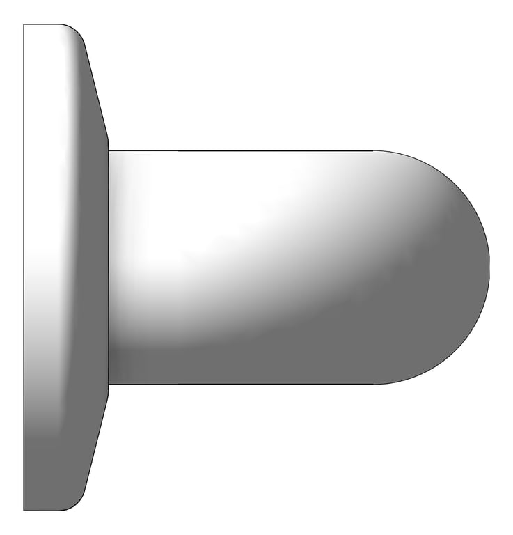 Left Image of GrabBar Straight ASI SnapFlange AntimicrobialWhite 1.5InchDia Horizontal