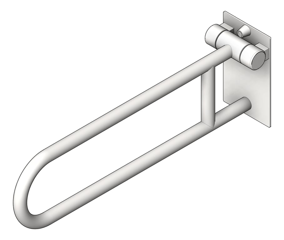 Navigate to GrabBar SwingUp ASI ExposedFlange 1.25InchDia FrictionHinge