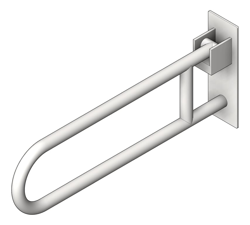 Navigate to GrabBar SwingUp ASI ExposedFlange 1.25InchDia Locking