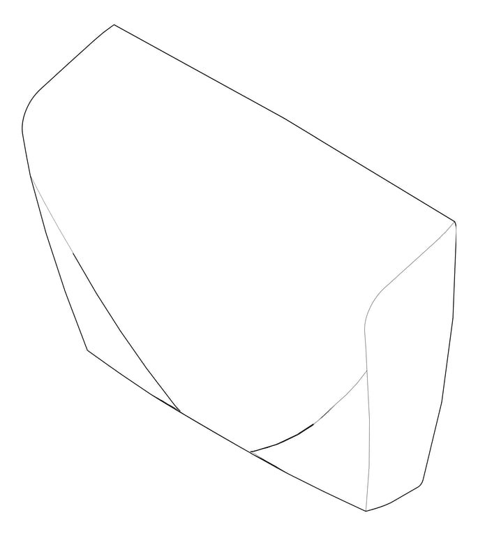 3D Documentation Image of HandDryer SurfaceMount ASI Profile