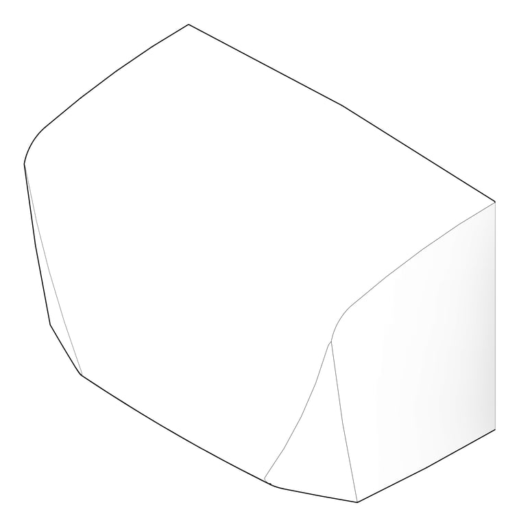 3D Documentation Image of HandDryer SurfaceMount ASI TurboDriJr