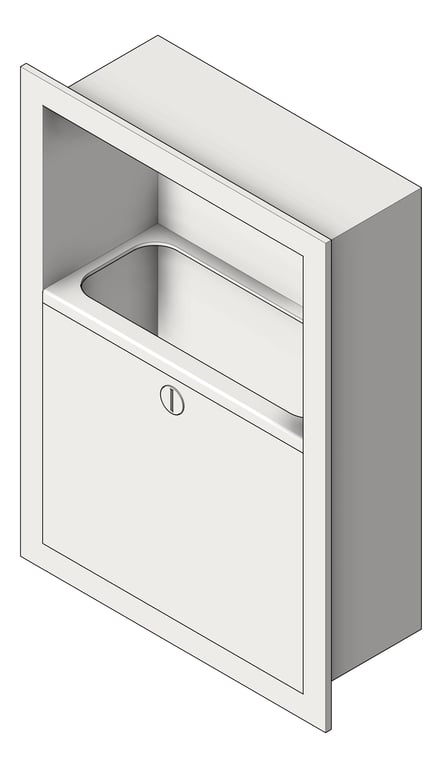 Image of SharpsDisposal Recessed ASI