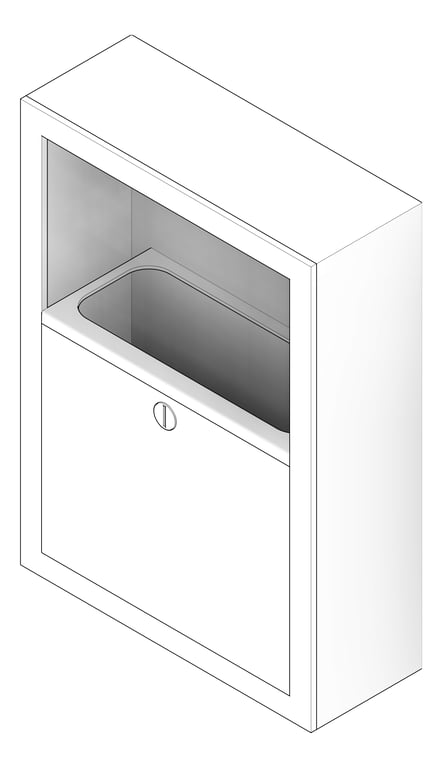 3D Documentation Image of SharpsDisposal SurfaceMount ASI