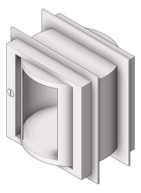 SpecimenPassBox Recessed ASI Turntable