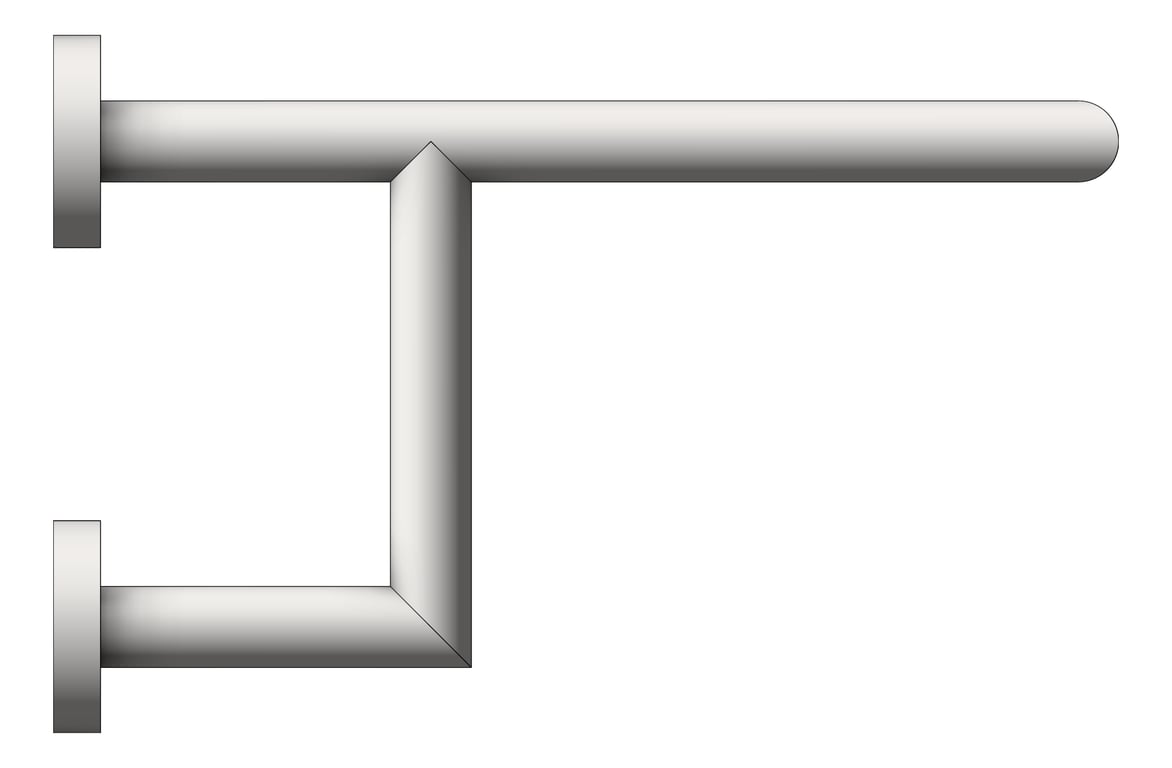 Left Image of TowelShelf SurfaceMount ASI