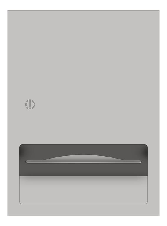 Front Image of PaperTowelDispenser Recessed ASI Simplicity