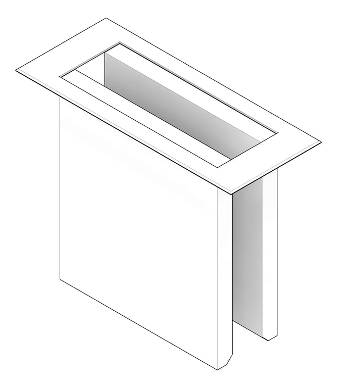 3D Documentation Image of PaperTowelDispenser VanityMount ASI Traditional