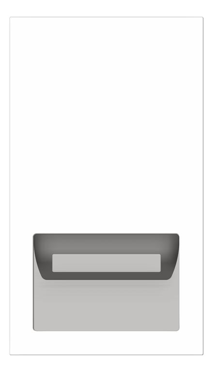 Front Image of RollPaperDispenser Recessed ASI Piatto Battery