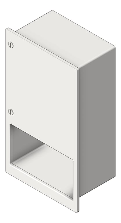 Image of RollPaperDispenser Recessed ASI Simplicity Battery