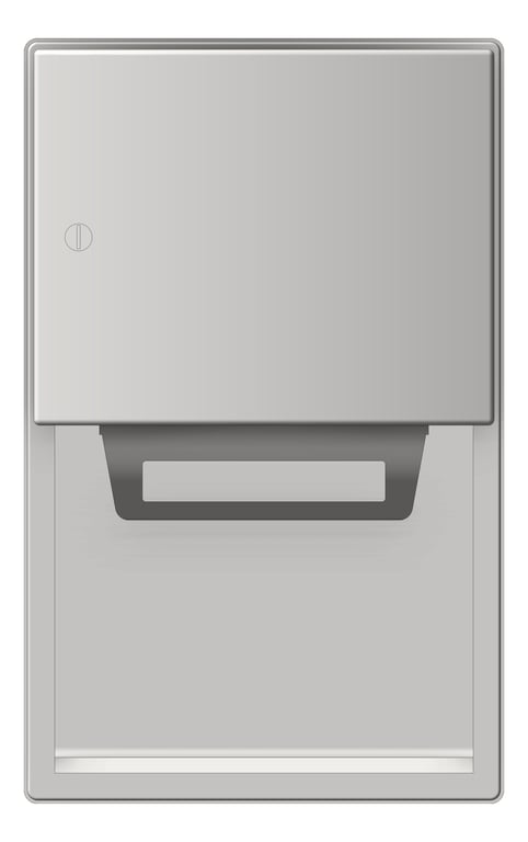 Front Image of RollPaperDispenser SemiRecessed ASI Roval Electric