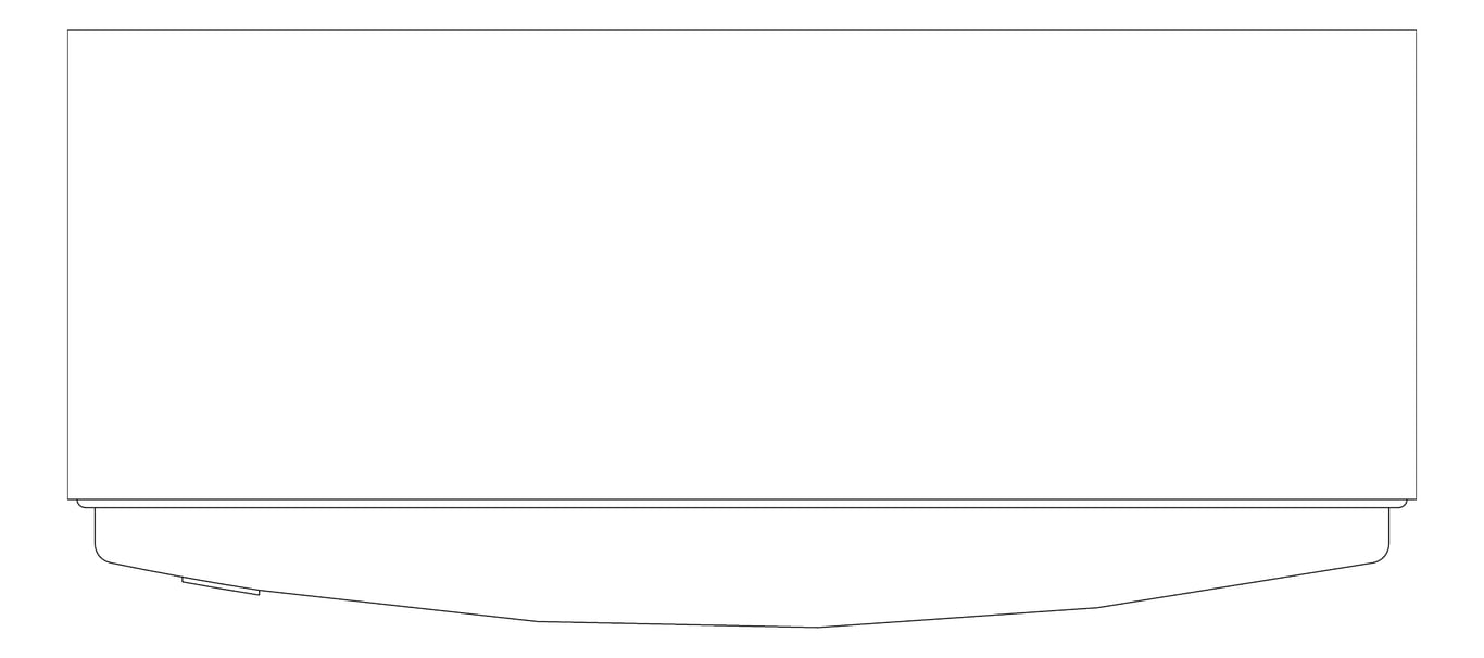 Plan Image of RollPaperDispenser SemiRecessed ASI Roval Electric