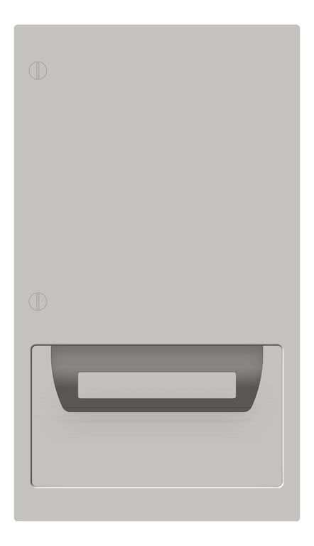 Front Image of RollPaperDispenser SemiRecessed ASI Simplicity Battery