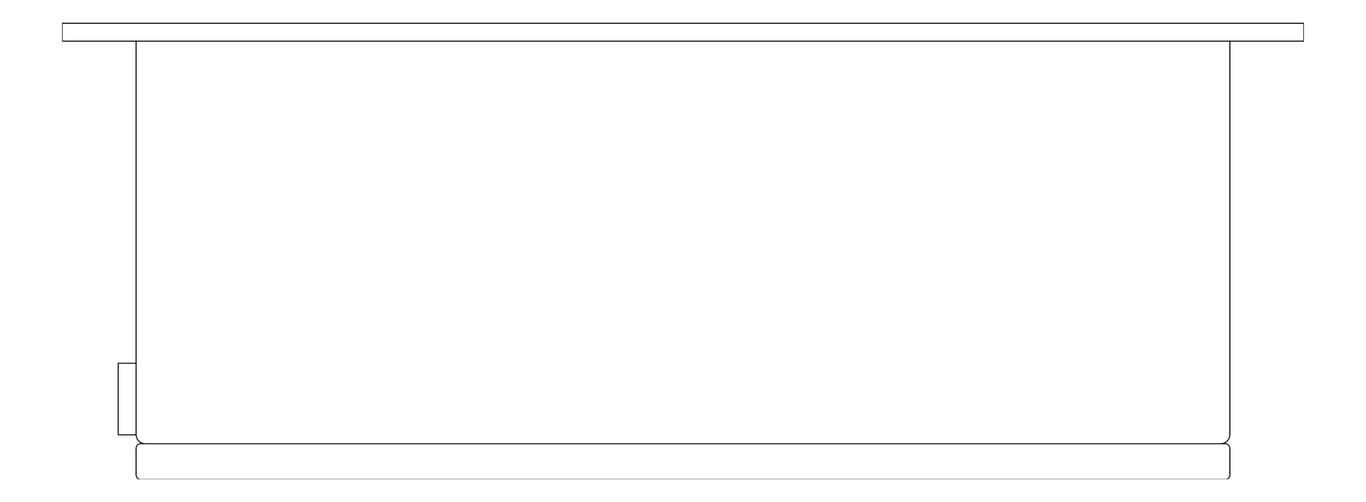 Plan Image of RollPaperDispenser SemiRecessed ASI Simplicity Small Battery