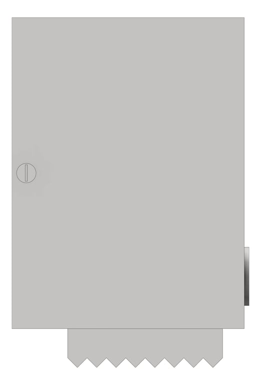 Front Image of RollPaperDispenser SurfaceMount ASI