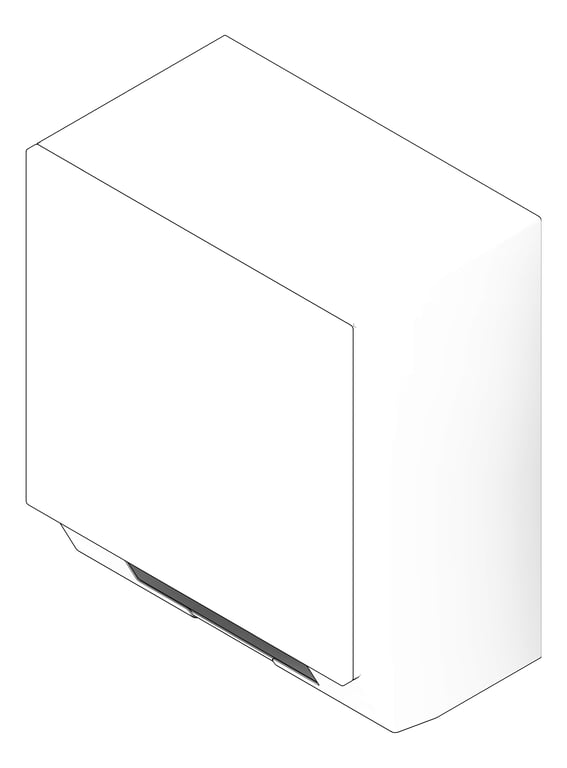3D Documentation Image of RollPaperDispenser SurfaceMount ASI Simplicity Small Electric