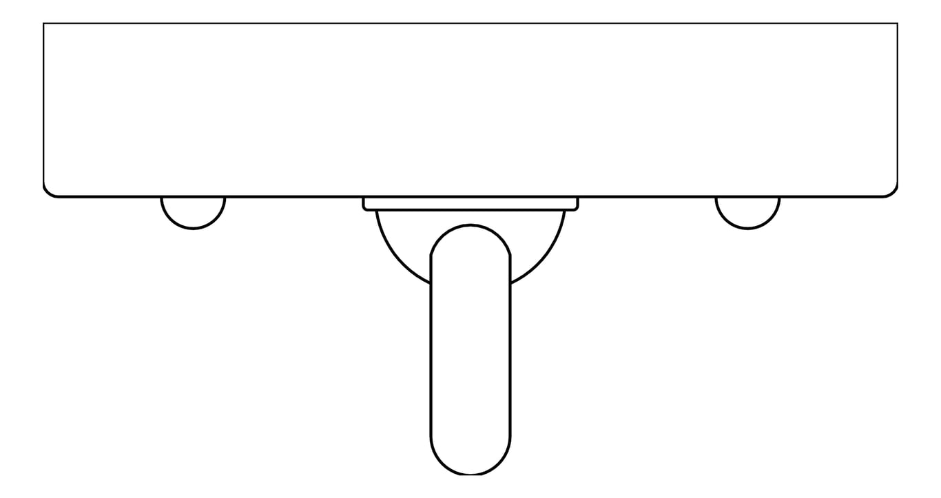 Plan Image of ClothesHook SurfaceMount ASI Security TripBall FrontFixed