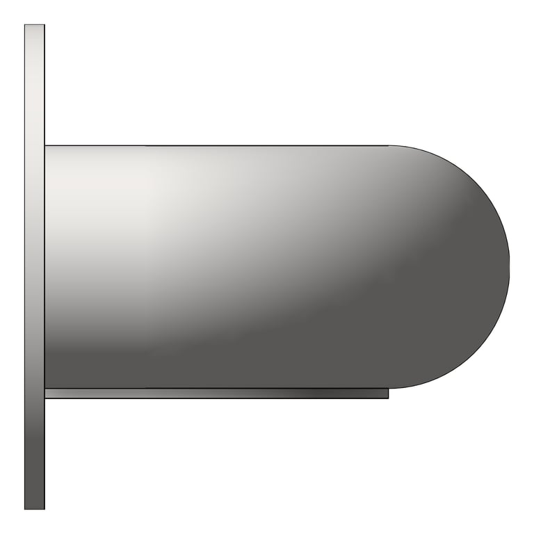 Left Image of GrabBar SurfaceMount ASI Security FrontFixed