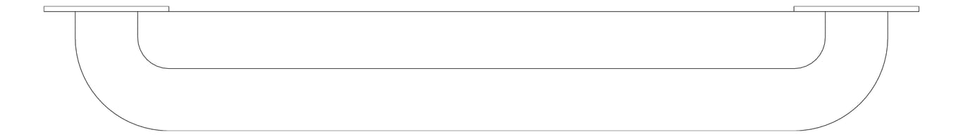 Plan Image of GrabBar SurfaceMount ASI Security RearFixed
