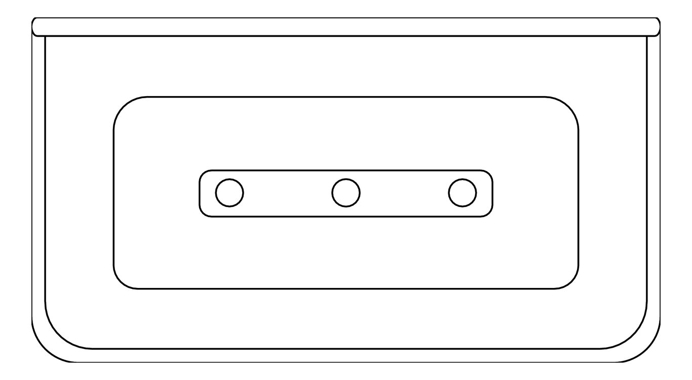 Plan Image of SoapDish SurfaceMount ASI Security FrontFixed