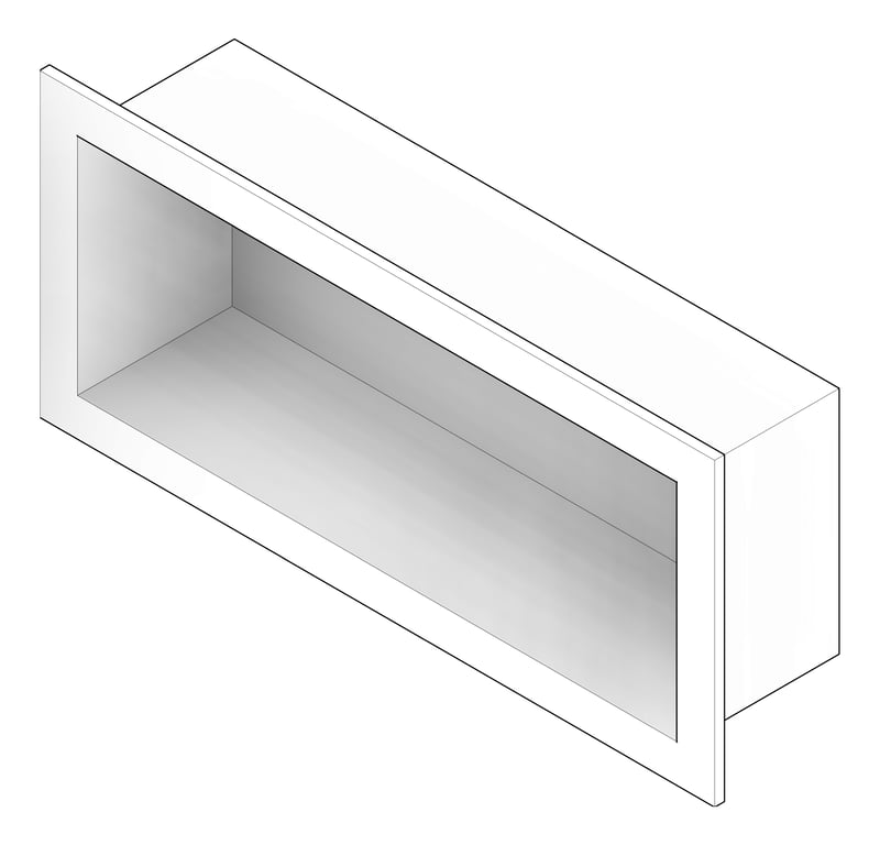 3D Documentation Image of Shelf Recessed ASI