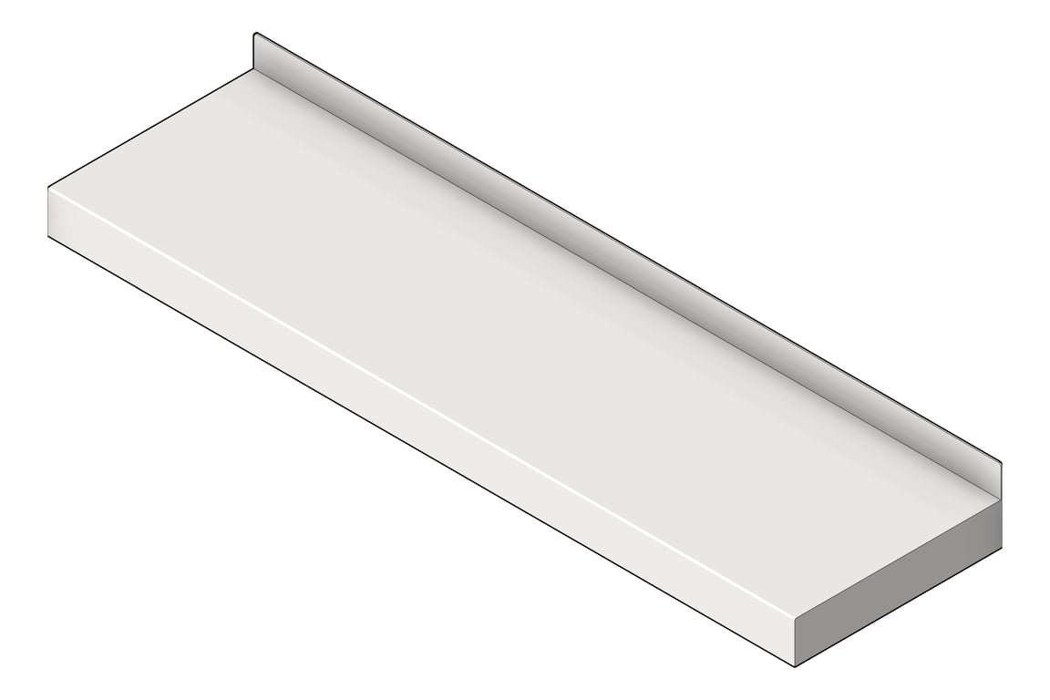 Image of Shelf SurfaceMount ASI Backsplash