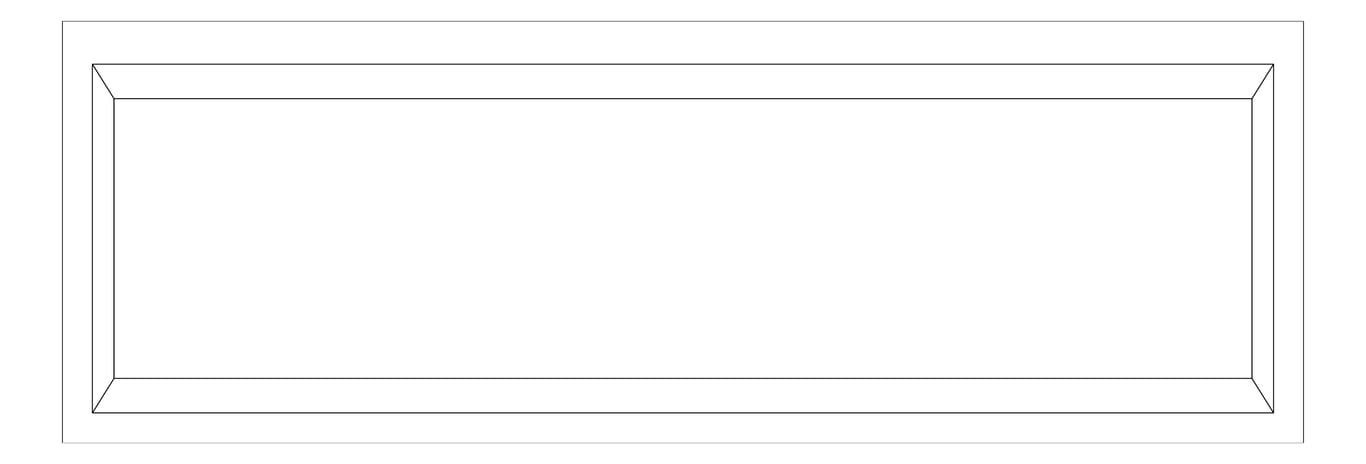 Plan Image of Shelf SurfaceMount ASI RaisedEdges