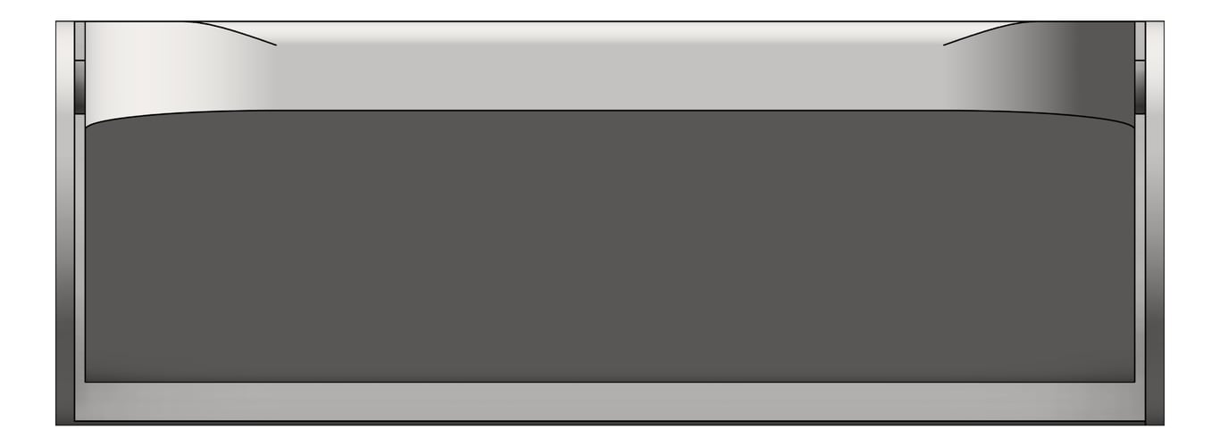 Front Image of Shelf SurfaceMount ASI Utility FoldDown