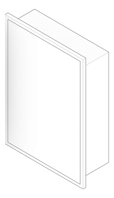 3D Documentation Image of MedicineCabinet SurfaceMount ASI