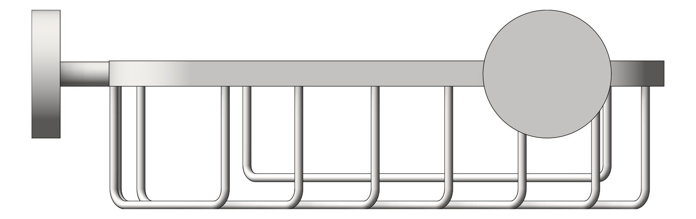 Left Image of SoapBasket SurfaceMount ASI Corner