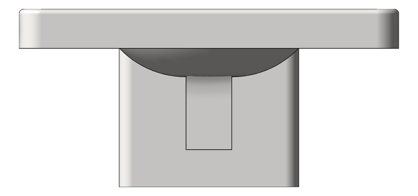 Front Image of SoapDish SurfaceMount ASI Square StainlessSteel