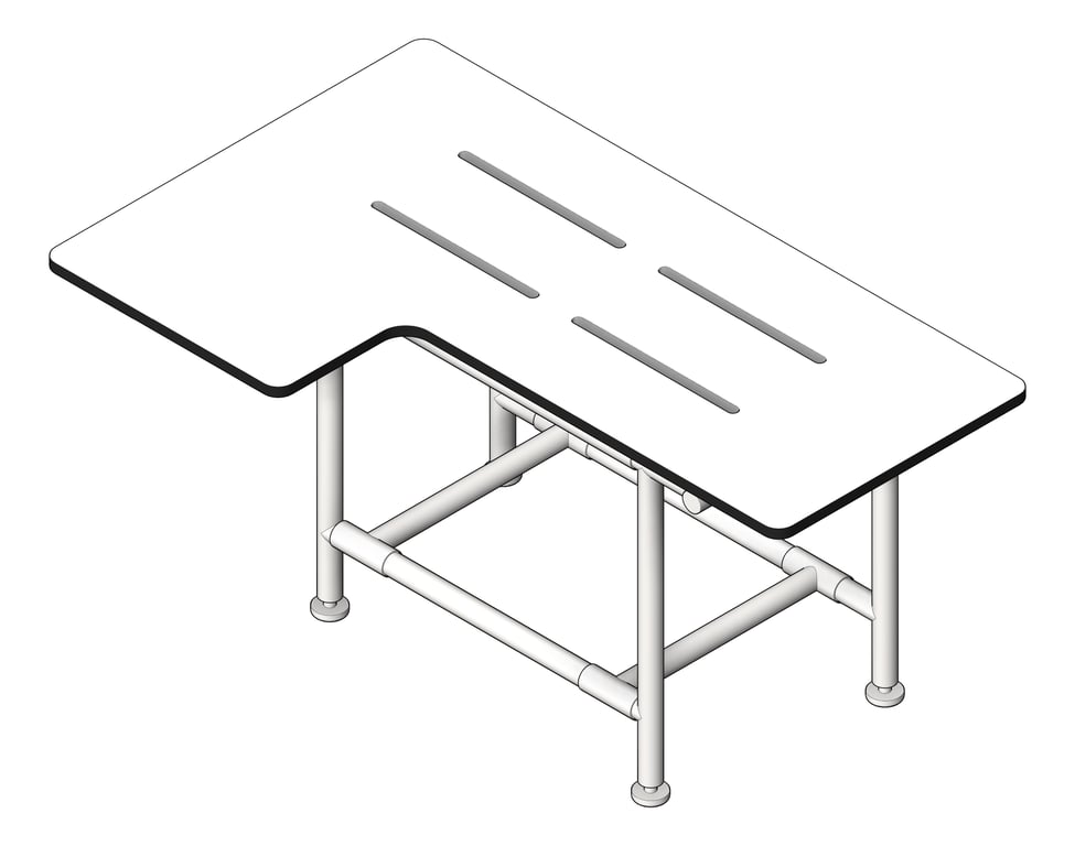 ShowerSeat Folding ASI LShape