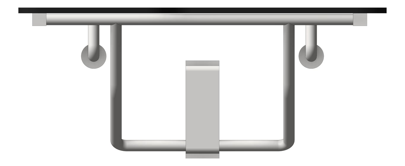 Front Image of ShowerSeat Folding ASI LShape RH Phenolic