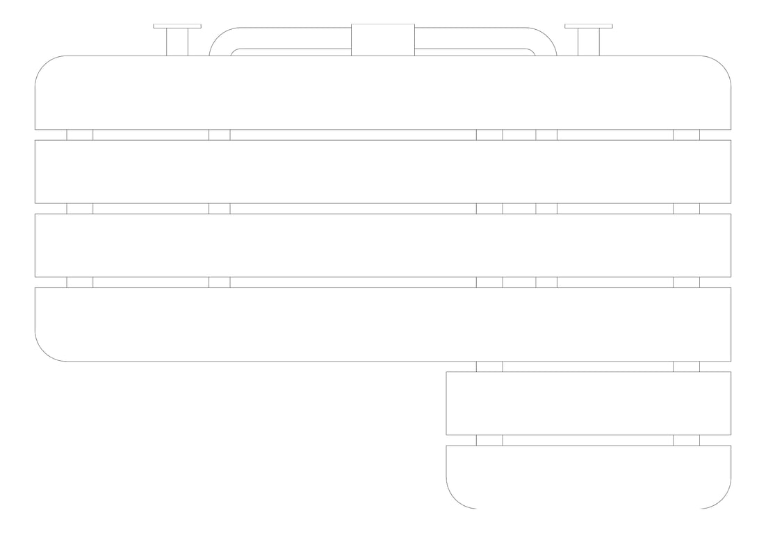 Plan Image of ShowerSeat Folding ASI LShape StainlessSteel LH