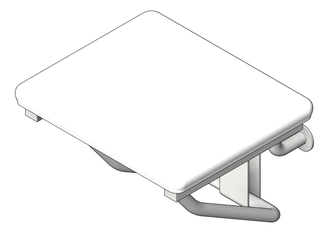 Image of ShowerSeat Folding ASI Rectangular Padded 18Inch