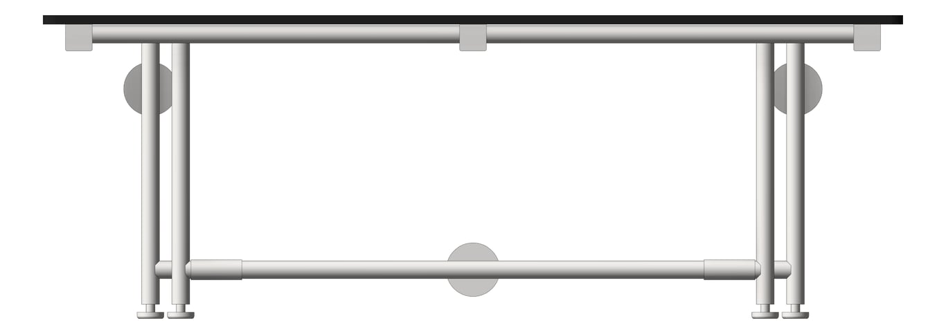 Front Image of ShowerSeat Folding ASI Rectangular Phenolic FourLeg