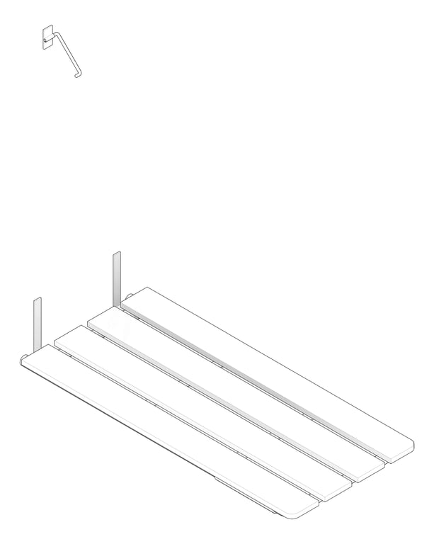 3D Documentation Image of TubSeat Folding ASI Phenolic