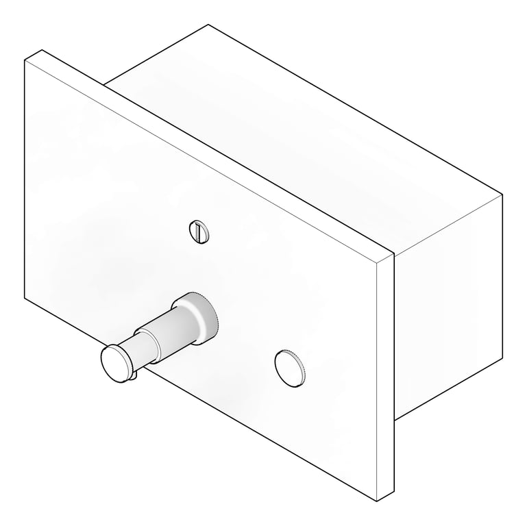 3D Documentation Image of SoapDispenser Recessed ASI Horizontal