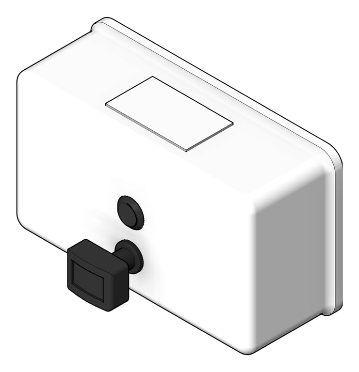 Image of SoapDispenser SurfaceMount ASI FoamSoap Horizontal