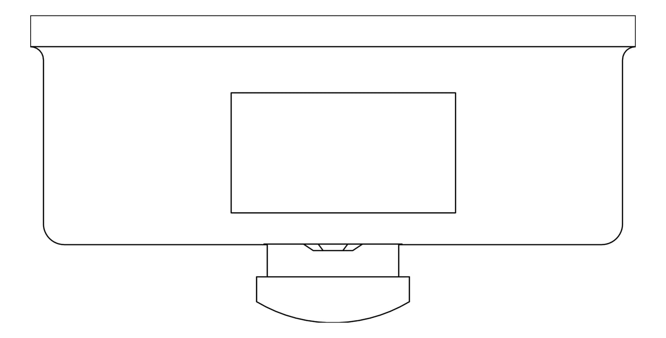 Plan Image of SoapDispenser SurfaceMount ASI Profile