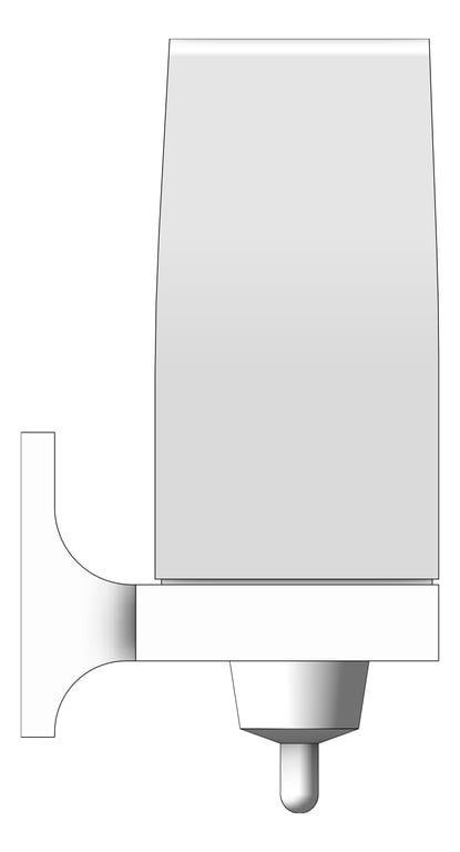 Left Image of SoapDispenser SurfaceMount ASI PushUp 24oz