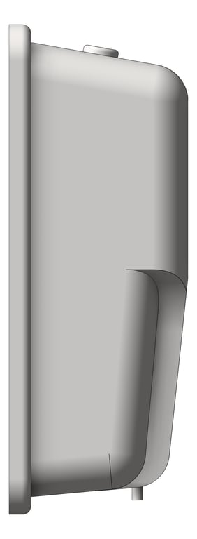 Left Image of SoapDispenser SurfaceMount ASI Roval Battery