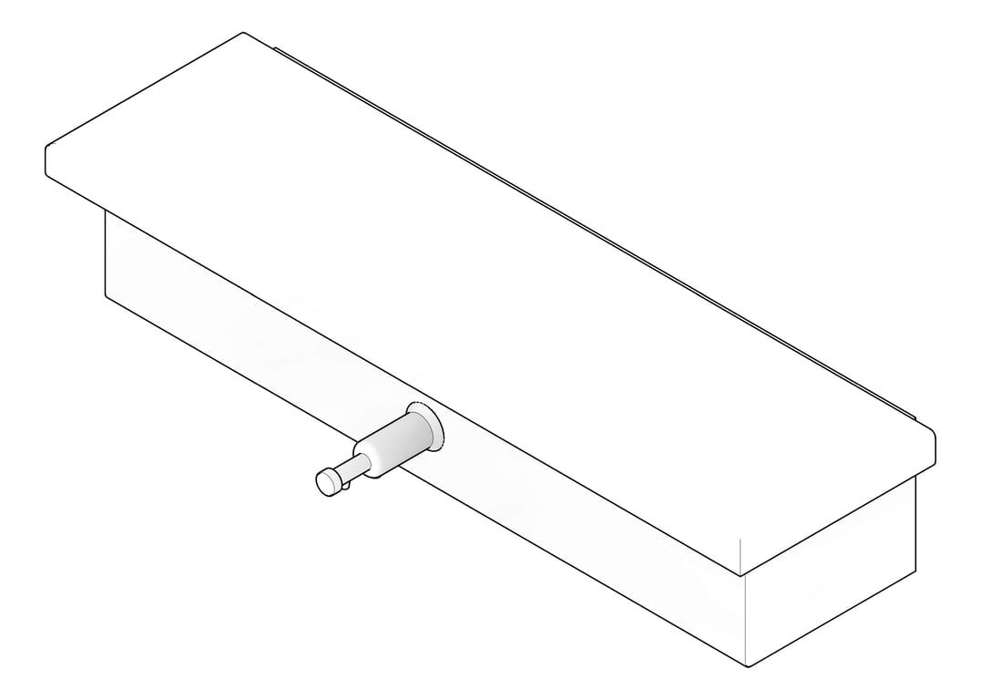 3D Documentation Image of SoapDispenser SurfaceMount ASI Shelf