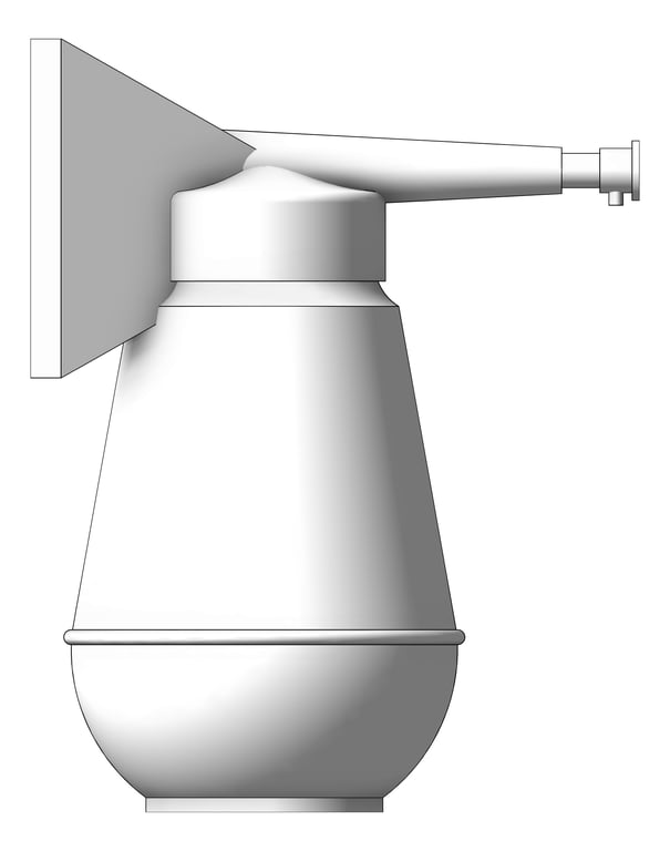 Left Image of SoapDispenser SurfaceMount ASI Surgical