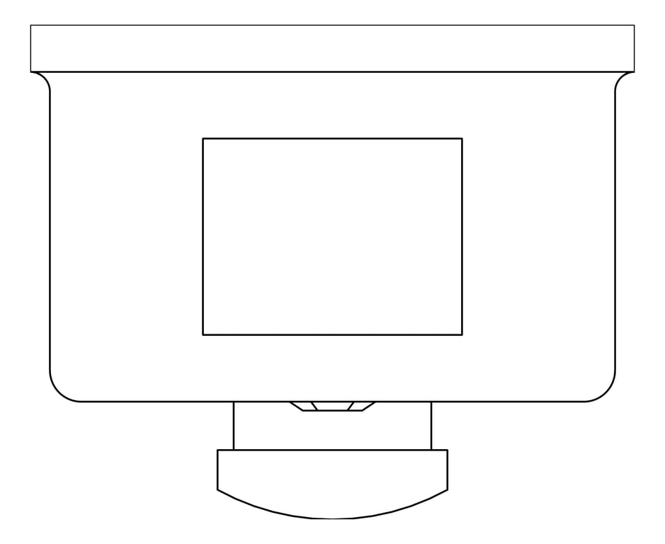 Plan Image of SoapDispenser SurfaceMount ASI Vertical