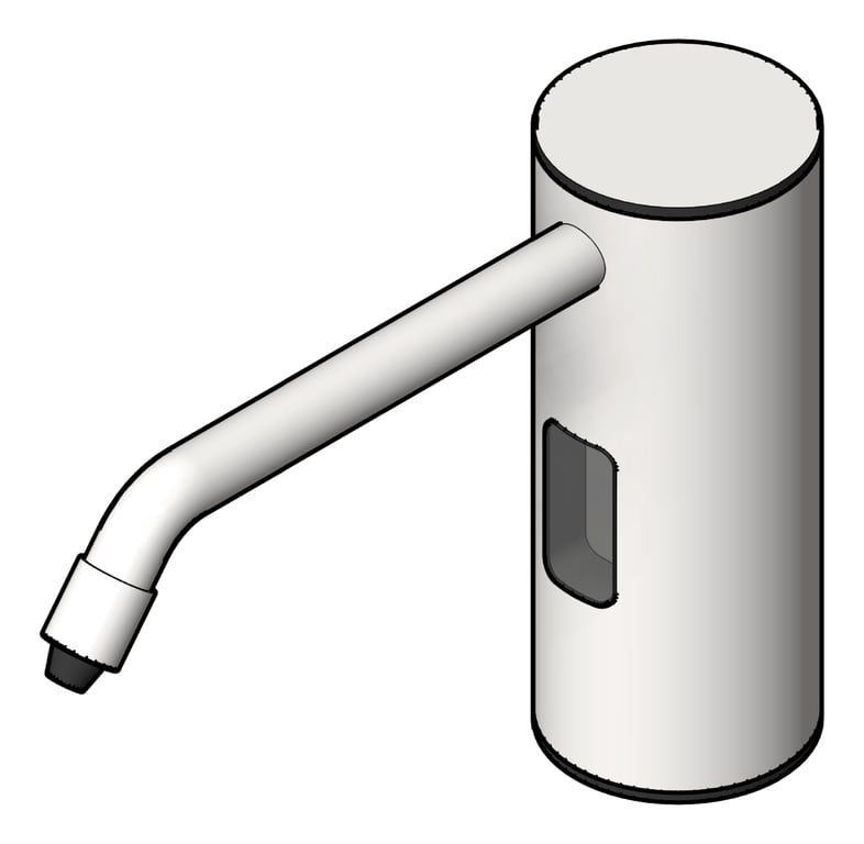 Image of SoapDispenser VanityMount ASI Battery TankFill