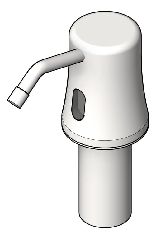 Image of SoapDispenser VanityMount ASI Battery TopFill