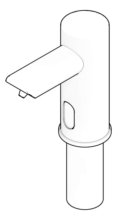 3D Documentation Image of SoapDispenser VanityMount ASI EZFill Battery Standalone